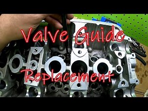 How to install/remove valve guides
