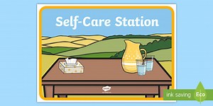Self-Care Station Display Poster