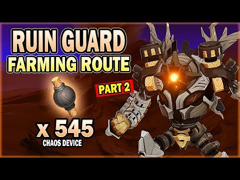 All Ruin Guards Locations - Efficient Farming Route - Inazuma & Sumeru Area - Part 2 | Genshin