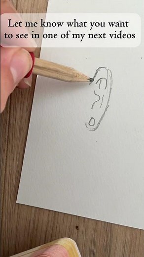 Tutorial how to draw an ear