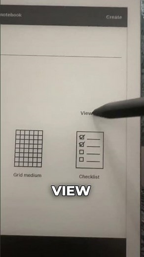 Remarkable 2 Quick Tip - How to Use Included Templates #shorts