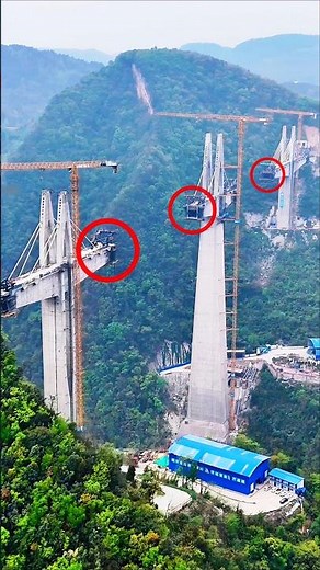 810ft China MEGA Bridge! World’s Tallest Railway Pier