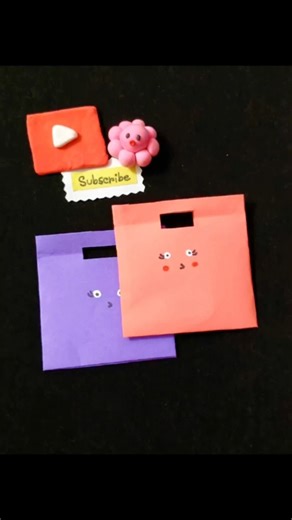 Cute Mini Handbag Paper Craft 👜 | Easy DIY Paper Bag | #Shorts
