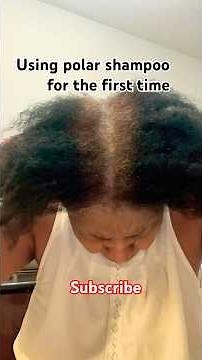 “This is my result !! using polar shampoo for the first time “ #natural #haircare
