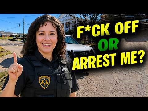 Cop Crosses The Line! 🚨 Female Officer Enters Private Property Without Consent | ID Refusal #239