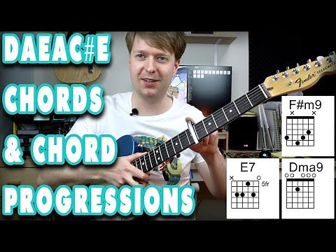 Essential Beginner DAEAC#E Chords For Math Rock/Midwest Emo Guitar