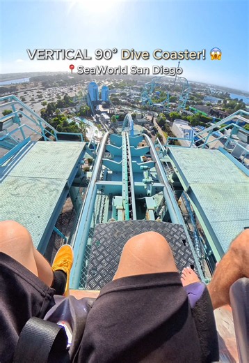 3, 2, 1, DROP! 😱 That’s a long way down… #sandiego #seaworld | Seaworld San Diego