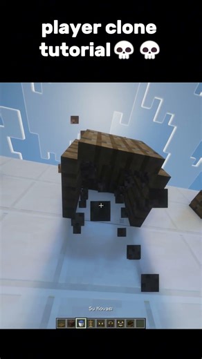player clone💀💀 #minecraft #shorts