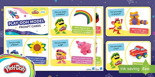 Play-Doh: Model Prompt Cards
