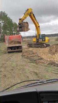 🚏🚧Так проходить загрузка 🚏🚧🛻 #automobile #робота #excavator #експедитор#jcb#маз #bulldozer #farming