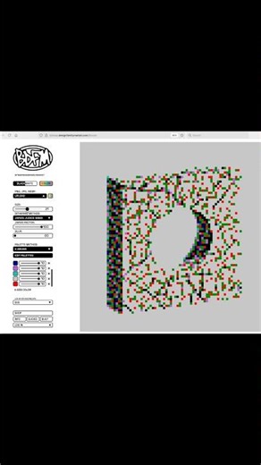 BDFM Tool Color. SVG. Bitmap / Dithering / Dither / Pixelated style #pixelmash #pixelmator #svgtool