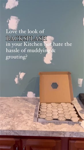 😊 I added peel & stick backsplash to my kitchen 3yrs ago! ***C0mment YES PLEASE for details! They still look brand new! beginner diy friendly | easy install | budget friendly 👌🏽 more options available : : : amazon find | kitchen makeover | diy home | budget friendly home improvement ideas | Home Styled by Lah Lah