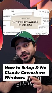 4.1K views · 435 reactions | Complete Guide: How to Setup & Fix Claude Cowork on Windows This took me 3 hours of trial and error to figure out. Wanted to save you the headache so you can skip straight to automating your life with AI. Save this for later. Drop a follow if it helped. :) All commands are pinned in the comments section. | Arshman Khalid | Facebook