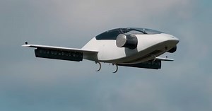 Lilium shows its electric air taxi pulling off some banked turns
