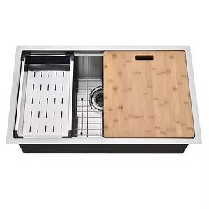 [Hot Item] Small Size Workstation Ledge Sink Customized American Luxury Handmade Sink