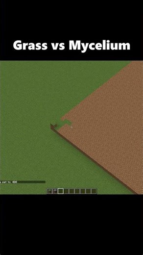 Minecraft Grass Vs Mycelium🤯 #minecraft