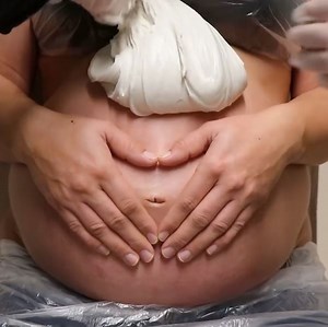 3.1M views · 9.4K reactions | Baby Belly Cast to Cherish the Moment Forever | Lady Panda | Facebook