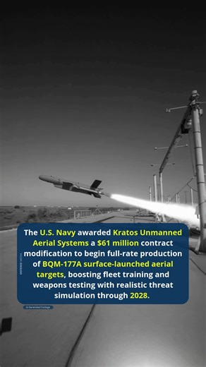 U.S. Navy Approves Full-Rate BQM-177A Production in $61 Million Kratos Contract | Defense Media