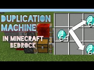 Duplication Machine Tutorial | Minecraft Bedrock Edition