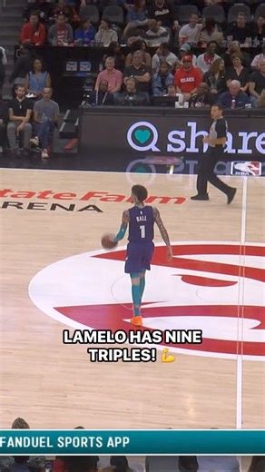 3.7M views · 45K reactions | LaMelo Ball hits a career-high of NINE threes!  The Hornets franchise record is 10  | NBA | Facebook