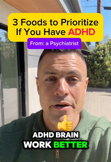 Everyone talks about what to avoid with ADHD. Sugar. Food dyes. Ultra-processed foods. But the bigger question is: What should you actually eat to support the ADHD brain? ADHD is linked to differences in dopamine signaling, prefrontal cortex activity, and brain energy regulation. Certain nutrients help support those systems. Three foods worth prioritizing: 🐟 Fatty fish – omega-3s support dopamine signaling and brain cell communication 🥚 Eggs – choline supports attention and memory 🎃 Pumpkin s