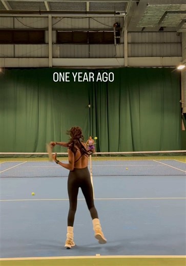 Tennis Progress Over a Year: From Forehand Techniques