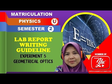 LAB REPORT WRITING EXP 5 GEOMETRICAL OPTICS