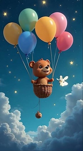 Relaxing Magical Cartoon | Cute & Cozy Animation for Stress Relief & Sleep ✨🐰 #shorts #relaxing