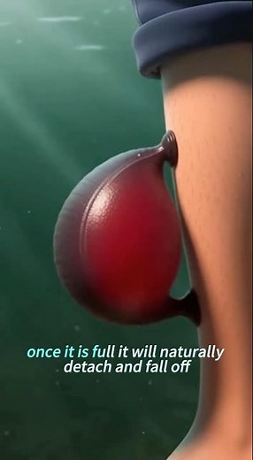 What Happens When A Leech Bites You?#Shorts #Medical #Leech #Science