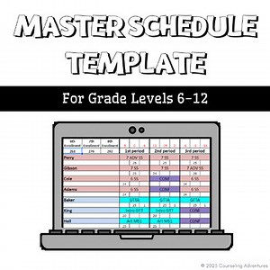 Master Schedule Template: Grades 6-12