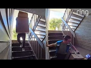 Funny Delivery Driver Moments Caught on Camera