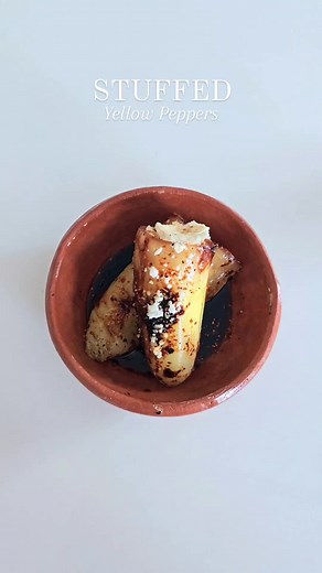 Delicious Stuffed Yellow Peppers Recipe