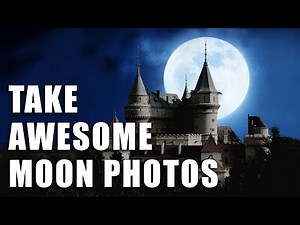 How to photograph FULL MOON BEHIND A TOWER or something + how to REDUCE NOISE IN MOON PHOTOS