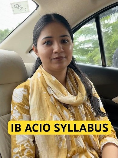 IB ACIO 2025 Syllabus | Vyasa IAS