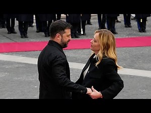 Зеленский встретился с папой Львом XIV и премьером Мелони во время визита в Италию