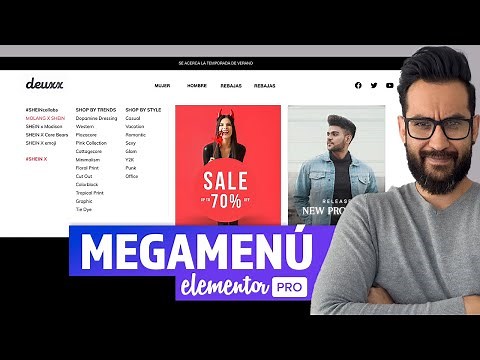 Crea paso a paso un Mega menú | Widget de Elementor PRO 🔥