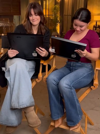 Sorry for making you cry @cierraramirezofficial and @maiamitchell 🥹 #GoodTrouble #TheFosters