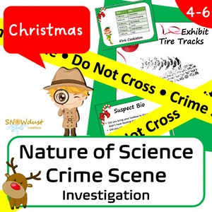 Christmas CSI Science Mystery: nature of science SEP