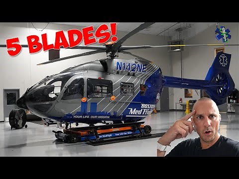 Boston MedFlight Helicopter! Airbus H145D3 5-Bladed (63)