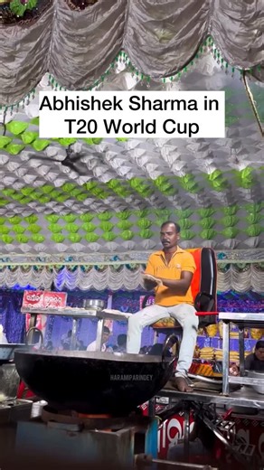 Haramiparindey | Chhoti Ganga bol ke naale mein kudwa di . . . Abhishek Sharma, India, T20 World Cup, batting, India, South Africa | Instagram