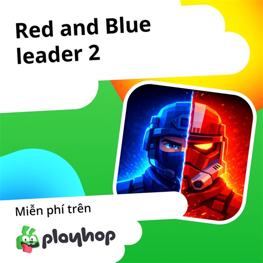 Red and Blue leader 2: Chơi trực tuyến miễn phí trên Playhop