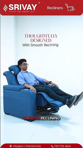 SRIVAY Recliners - Your Destination for Ultimate Comfort and Luxury Furniture