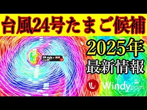 Latest information on the predicted occurrence and path of the next Typhoon No. 24, a 2025 egg ca...