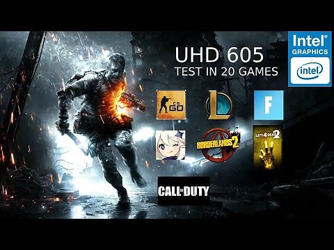 INTEL UHD 605 IN 20 GAMES (4GB RAM) |INTEL PENTINUM N5030,N5000|