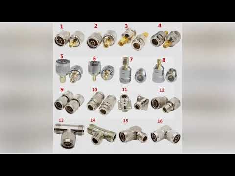 N Type N To SMA Connector L16 N To N Male Female 90Degree Right Angle Flange Tee Type 3Way Splitter