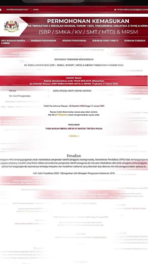 Cara Rayuan Masuk MRSM: Tips dan Congratulation