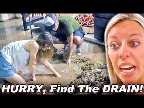 Backyard Flooded From Monsoon Rainstorm!