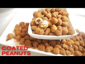 how to make coated peanuts at home