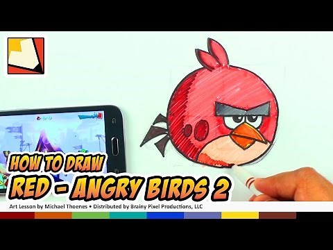 How to Draw Angry Birds 2 Characters - Red | BP