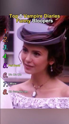 Top 8 Vampire Diaries Funny Bloopers